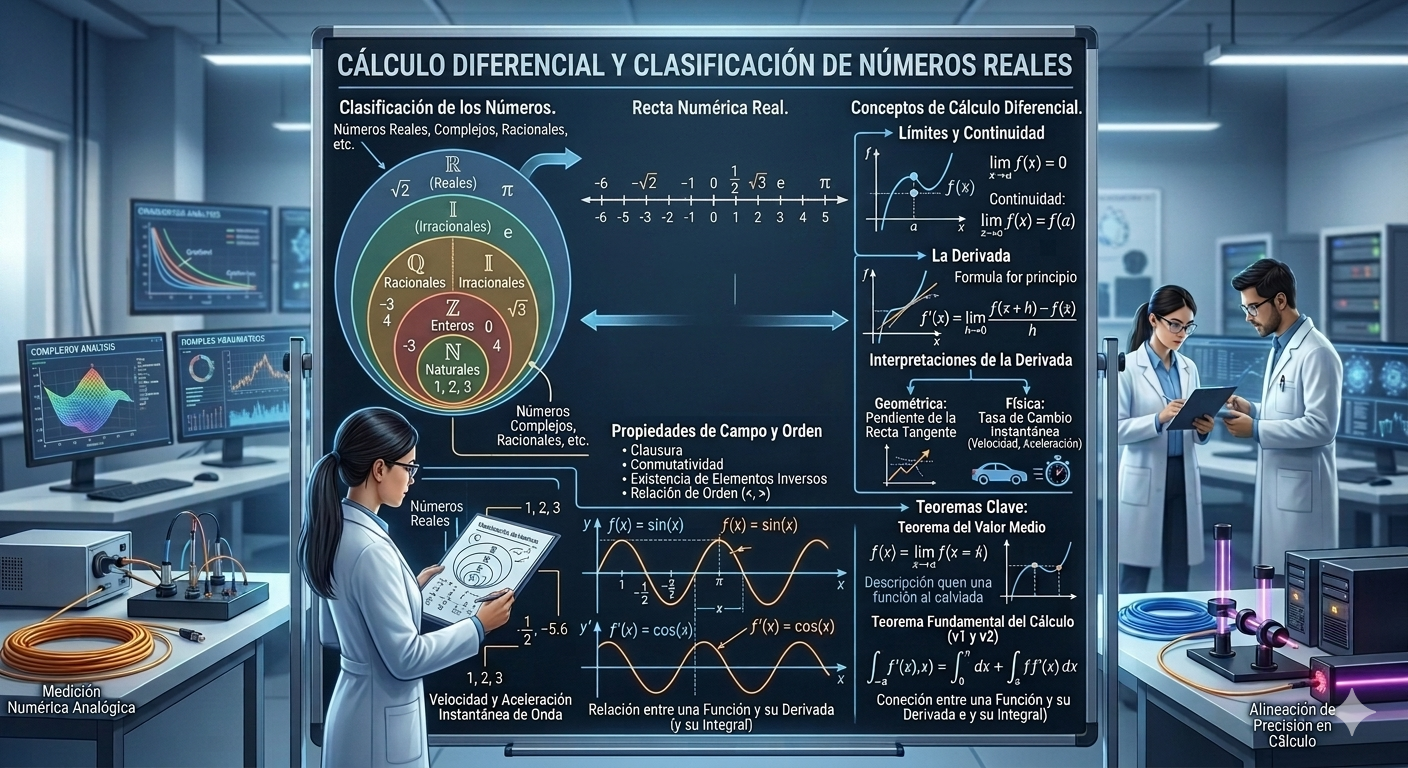 NOOC DE CÁLCULO DIFERENCIAL Y LOS NÚMEROS REALES